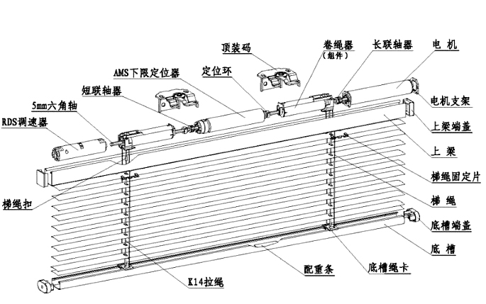 濟南電動窗簾